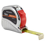 Hultafors 368103 TM5M Chrome Tri-Matic Pocket Tape 5m (Width 19mm)