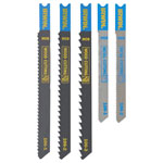 Irwin IW1014502 HCS/HSS U-Shank Jigsaw Blade Set, 5 Piece