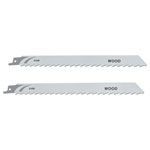 Irwin IW1016303 Sabre Saw Blade Coarse Wood Cutting 228mm Pack of 2