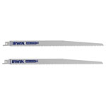 Irwin IW1016304 Sabre Saw Blade Coarse Wood Cutting 305mm Pack of 2