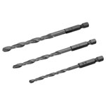 Irwin IW3035108 HSS Drill Bit Hex Shank Bit Set, 3 Piece