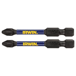 Irwin IW6061401 Impact Pro Performance Screwdriver Bits PZ2 57mm (Pack 2)