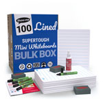 Show-me A4 SUPERTOUGH Lined Drywipe Boards - Bulk box of 100 sets