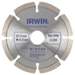 Irwin IW8087103 Segmented Diamond Blade 115 x 22.23mm