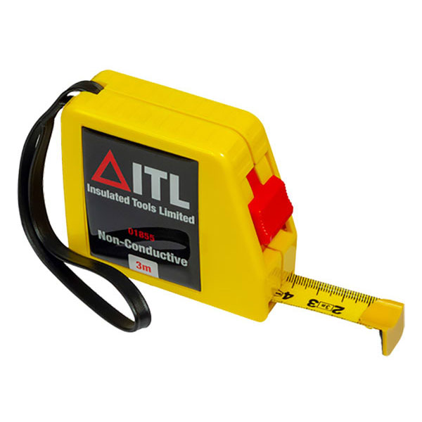 ITL Insulated 1855 Insulated Non Conductive Tape Measure 3m (Metri...