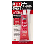 J-B Weld 31314UK Hi-Temp Silicone Gasket Maker & Sealant Red 85g