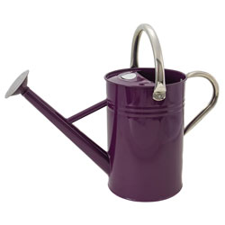 Kent & Stowe 34881 Metal Watering Can Deep Violet 4.5 litre