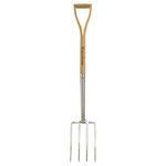 Kent & Stowe 70100008 Stainless Steel Digging Fork, FSC®
