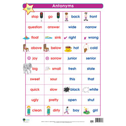 Antonyms Wall Chart