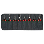 Knipex 00 19 58 V02 Tool Roll Circlip Plier Set, 8 Piece