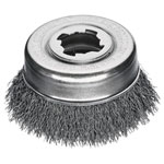 Lessmann 423.16X X-Lock Crimped Cup Steel Brush 85mm Non Spark