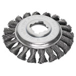 Lessmann 472.25X X-Lock Steel Knot Bevel Brush 115mm Non Spark