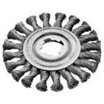 Lessmann 473.21X X-Lock Steel Knot Wheel Brush 125mm Non Spark