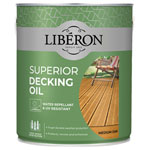 Liberon 126104 Superior Decking Oil Medium Oak 2.5 litre