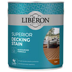 Liberon 126118 Superior Decking Stain Teak 2.5 litre