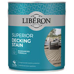 Liberon 126120 Superior Decking Stain Light Silver 2.5 litre