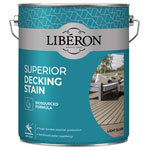 Liberon 126130 Superior Decking Stain Light Silver 5 litre