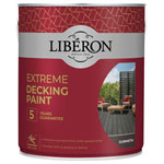 Liberon 126141 Extreme Decking Paint Gun Metal 2.5 litre