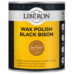 Liberon 126885 Black Bison Wax Paste Medium Oak 1 Litre