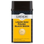 Liberon 126887 Liquid Wax Polish Black Bison Clear 500ml