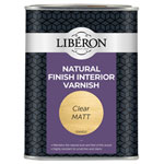 Liberon 126899 Natural Finish Interior Varnish Clear Matt 1 litre