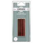 Liberon 126839 Shellac Filler Sticks Dark (3 Pack)