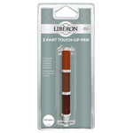 Liberon 126911 3 Part Touch-Up Pen Mahogany