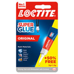 LOCTITE 2633452 Super Glue Original Tube 3g + 50% Extra Free