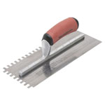 Marshalltown M502SSDXH 6mm StainlessSteel SquareNotched Trowel DuraSoft Handle