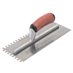 Marshalltown M5779SSDXH 10mm StainlessSteel SquareNotched Trowel DuraSoft Handle