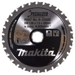 Makita B-33526 B-33526 Specialized for Metal Cutting Saw Blade 136 x 20mm x 30T