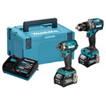 Makita DK0176G205 DK0176G205 40Vmax Twin Pack 40V 2 x 2.5Ah Li-ion