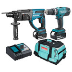 Makita DLX2025T DLX2025T LXT Combo Kit 18V 2 x 5.0Ah Li-ion