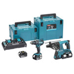 Makita DLX2137PTJ DLX2137PTJ LXT Twin Pack 18V 4 x 5.0Ah Li-ion