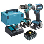 Makita DLX2460T3J DLX2460T3J Brushless Twin Pack 18V 3 x 5.0Ah Li-ion