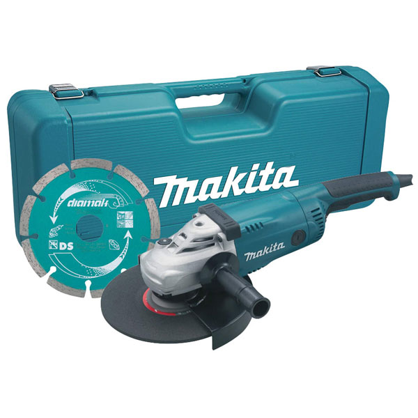Makita GA9020KD/2 GA9020KD 230mm AngleGrinder withCase & DiamondWh...