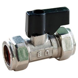 Oracstar PF26 Isolating Valve with Handle 15mm Chrome