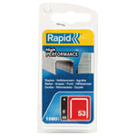 Rapid 40109502 53/6B 6mm Galvanised Staples (Pack 1080)