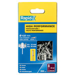 Rapid 5001439 High Performance Rivets 4.8 x 20mm (Box 250)