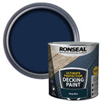 Ronseal 39147 Ultimate Protection Decking Paint Deep Blue 2.5 litre