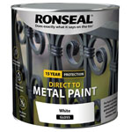 Ronseal 39215 Direct to Metal Paint White Gloss 2.5 litre