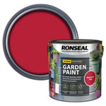 Ronseal 39445 Garden Paint Moroccan Red 2.5 litre
