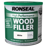 Ronseal 38239 High-Performance Wood Filler White 3.7kg
