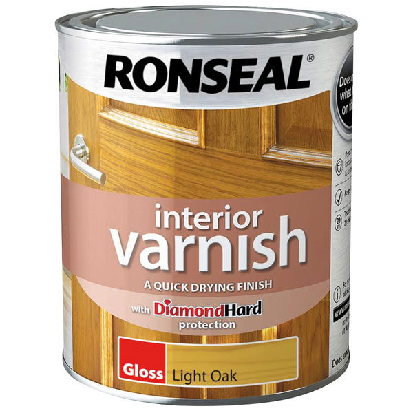 Click to view product details and reviews for Ronseal 39431 Interior Varnish Quick Dry Gloss Light Oak Gloss 750ml.