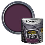 Ronseal 39219 Ultimate Protection Decking Stain Blackcurrant 2.5 litre