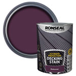 Ronseal 39220 Ultimate Protection Decking Stain Blackcurrant 5 litre