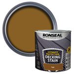 Ronseal 39120 Ultimate Protection Decking Stain Rich Teak 5 litre