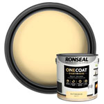 Ronseal KCB.7015103.41804.76 OneCoat EverywhereIndoor Buttercream Matt2.5l