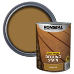 Ronseal 39084 Quick Drying Decking Stain Country Oak 5 litre