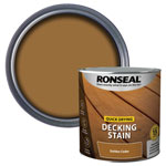 Ronseal 39074 Quick Drying Decking Stain Golden Cedar 2.5 litre